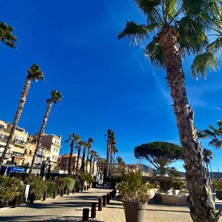 Magnifique Appartement Vue Mer - Grande Terrasse Et Piscine Bandol Exterior foto