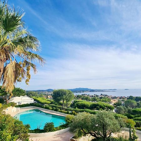 Magnifique Appartement Vue Mer - Grande Terrasse Et Piscine Bandol Exterior foto