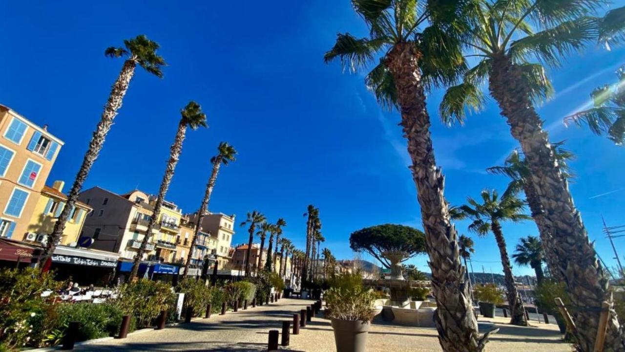 Magnifique Appartement Vue Mer - Grande Terrasse Et Piscine Bandol Exterior foto